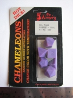 Dice : 7die Armory chameleons purple