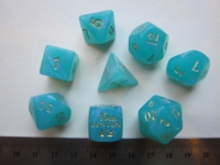 Dice : 7die CC GenCon12 moonstone aqua