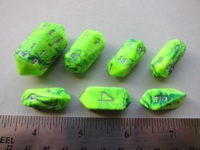 Dice : 7die CC crystal toxic blue green