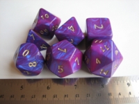 Dice : 7die CC giant otherworld purple