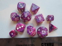 Dice : 7die CHX festive violet