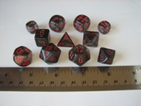 Dice : 7die Chessex translucent smoke