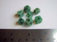 Dice : 7die DS 12mm aventurine