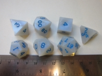 Dice : 7die GSci blue glow