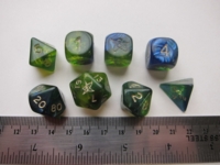 Dice : 7die PP Cthulu blue green