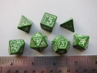 Dice : 7die QW Cthulhu green GID