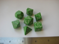 Dice : 7die QW celtic green