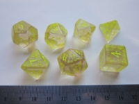 Dice : 7die QW elven clear yellow