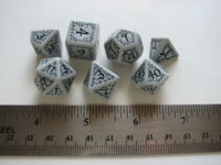 Dice : 7die QW elven gray