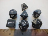 Dice : 7die QW elven simple black