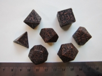 Dice : 7die QW forest brown