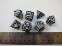 Dice : 7die QW steampunk black