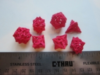 Dice : 7die SW CW pinwheel rummer red