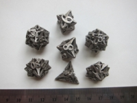 Dice : 7die SW CW pinwheel stainless