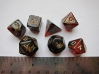 Dice : 7die em4 magma amber