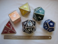 Dice : 7die stained glass