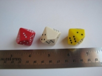 Dice : d10 28mm pipped