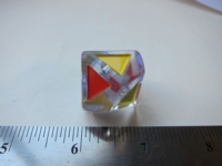 Dice : d10 Cranium Primo translucent