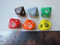 Dice : d10 MERCS misc