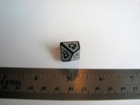 Dice : d10 QW blackwhite flame