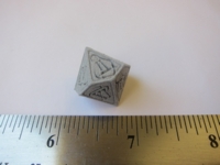 Dice : d10 SW Daedra066 gladiator alumide