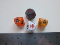 Dice : d10 biohazard misc