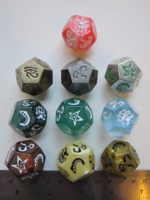 Dice : d12 SJ Cthulhu metal misc