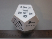 Dice : d12 giant paperweight funny