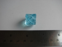 Dice : d16 aqua translucent