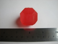 Dice : d18 orange rubber