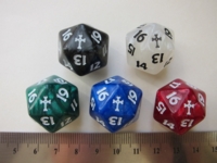 Dice : d20 CC spindown cross