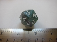 Dice : d20 fluorite Thomas Lapidary