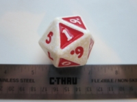 Dice : d20 game 35mm Ruin