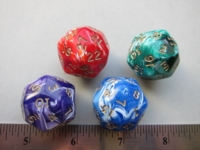 Dice : d3- CHX marble misc