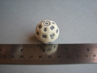 Dice : d32 plastic