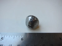 Dice : d4 tetrosphere Gluckhaus pewter