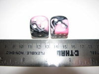 Dice : d620mmgeminipinkblack