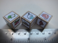 Dice : d6 0p5inch etsy random meal generator