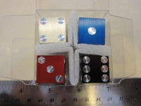 Dice : d6 0p75inch KS Rix anodized AL