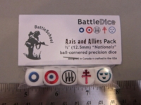 Dice : d6 12p5mm battledice AxisAllies