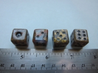 Dice : d6 14mm 15mm texas agate