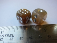 Dice : d6 15mm agate