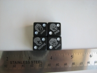 Dice : d6 16mm Beatles black