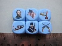 Dice : d6 16mm CC Civil War Federal