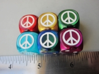 Dice : d6 16mm CHX peace multi