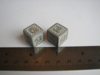 Dice : d6 16mm Chessex hex gray