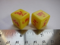 Dice : d6 16mm Crisloid Turkish