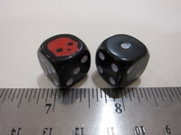 Dice : d6 16mm CrookedDice 7ombieTV