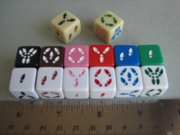 Dice : d6 16mm Dancing Dice set