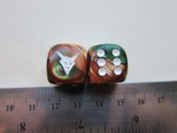 Dice : d6 16mm Dog Eat Dog